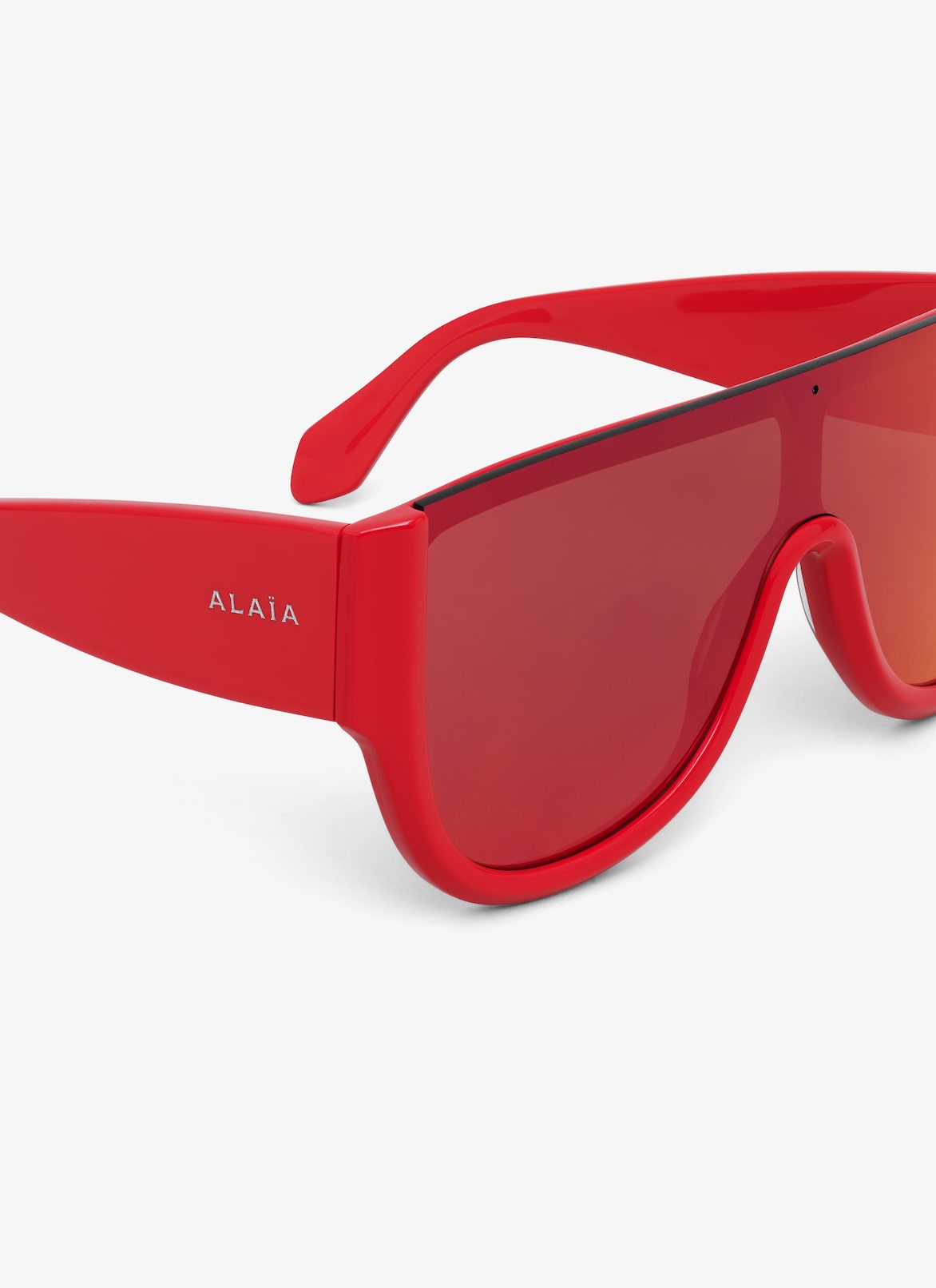 MASK SUNGLASSES ALAÏA RED MASK SUNGLASSES